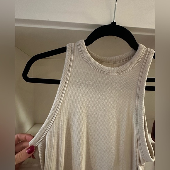 Set of Cream and Pink Sleeveless High Neck Tops - Picture 3 of 6